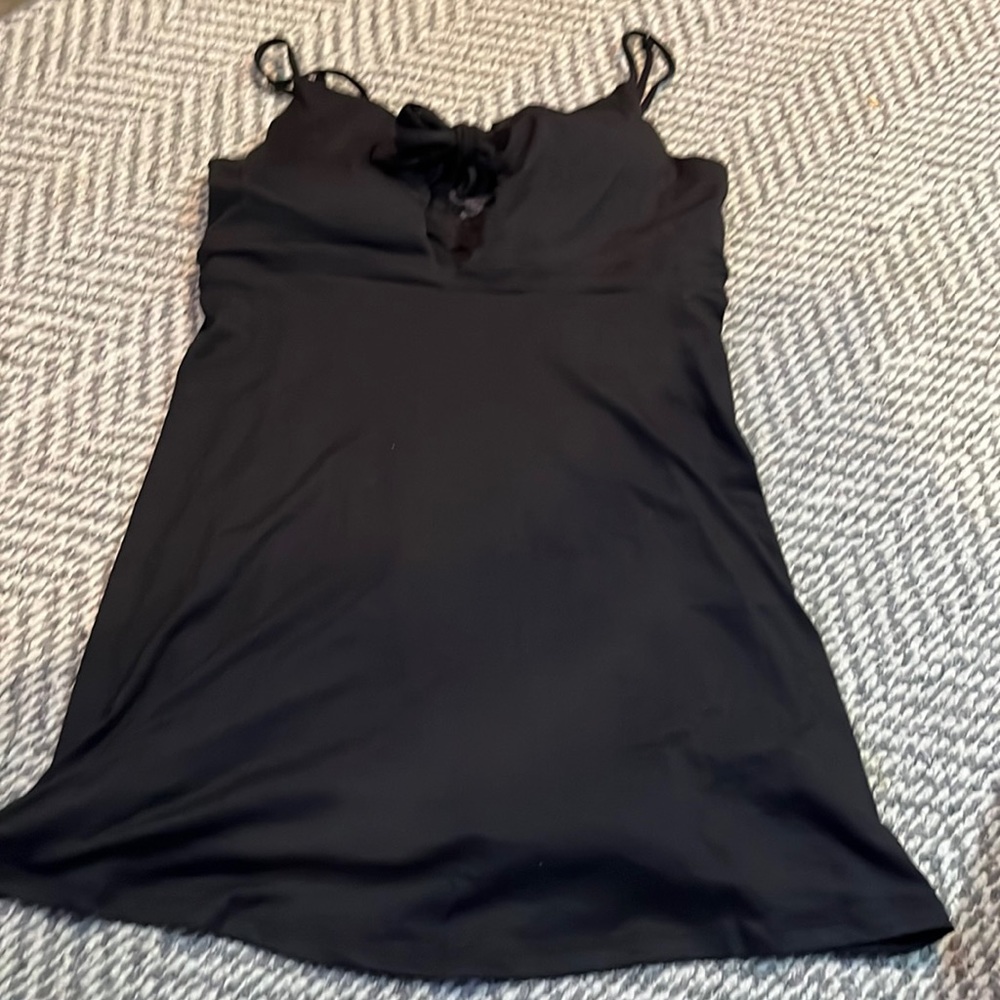 short black dress with padding